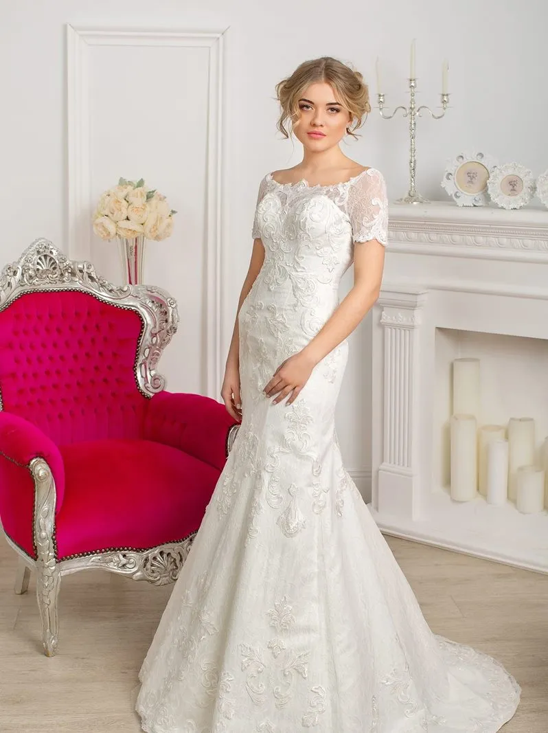 ---Cartagena – Romantic mermaid style wedding dress trends for spring weddings for sale online from the 2021 bridal collection--