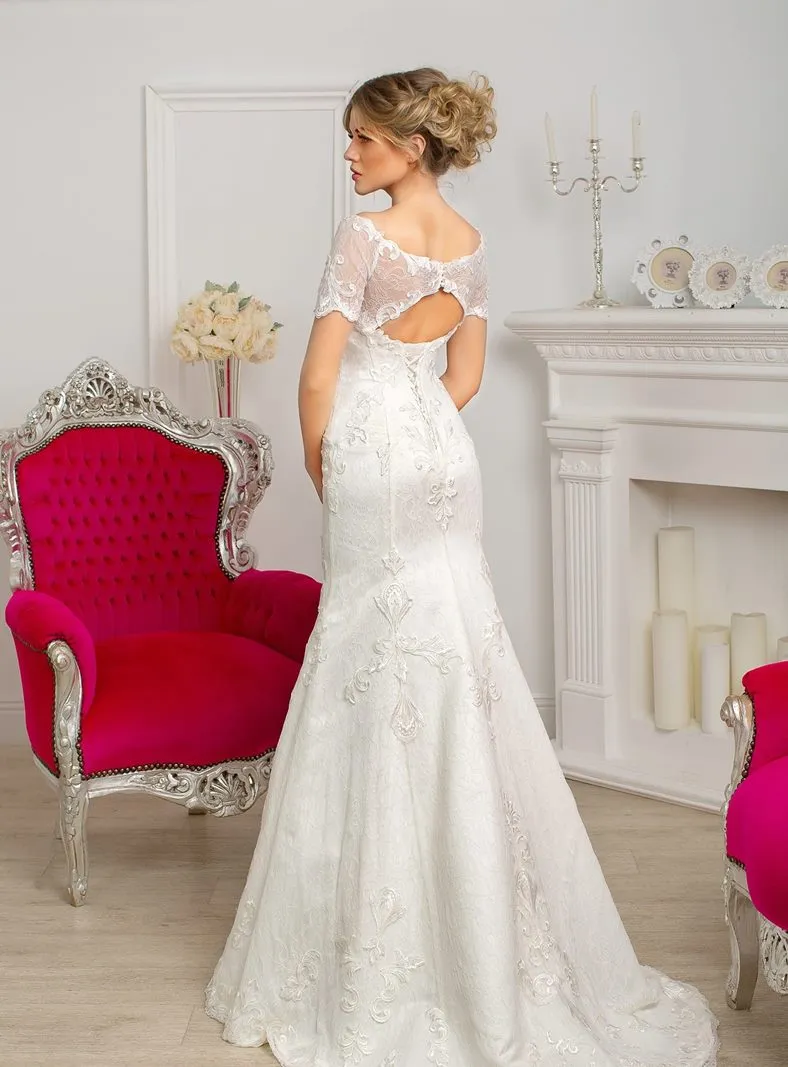 ---Cartagena – Romantic mermaid style wedding dress trends for spring weddings for sale online from the 2021 bridal collection--