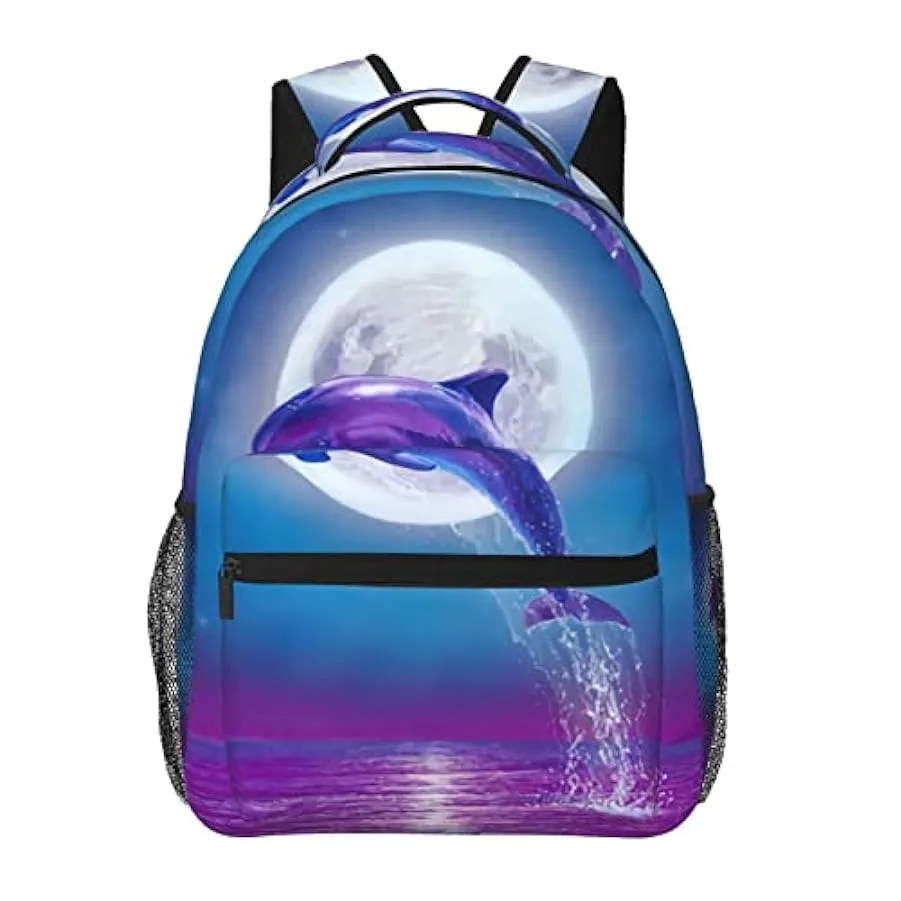 Ahdyr Zaino antifurto multiuso borsa da trasporto di grande capacità Cool Bearded Dragon Lizards Purple Art Camping Outdoor Back