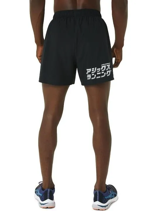 ASICS KATAKANA 5IN SHORT MEN Performance Black pantaloncini running uomo