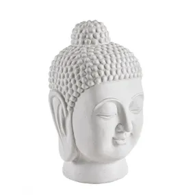 Bizzotto outdoor Set 4 decorazioni Pattaya testa Buddha bianco