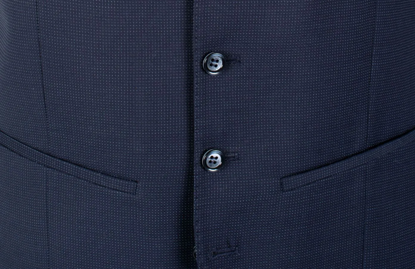 Blue roy robson dress micro design slim fit wool merlane water-repellent