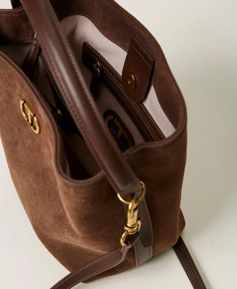 Borsa secchiello ‘Chelsea’ in pelle