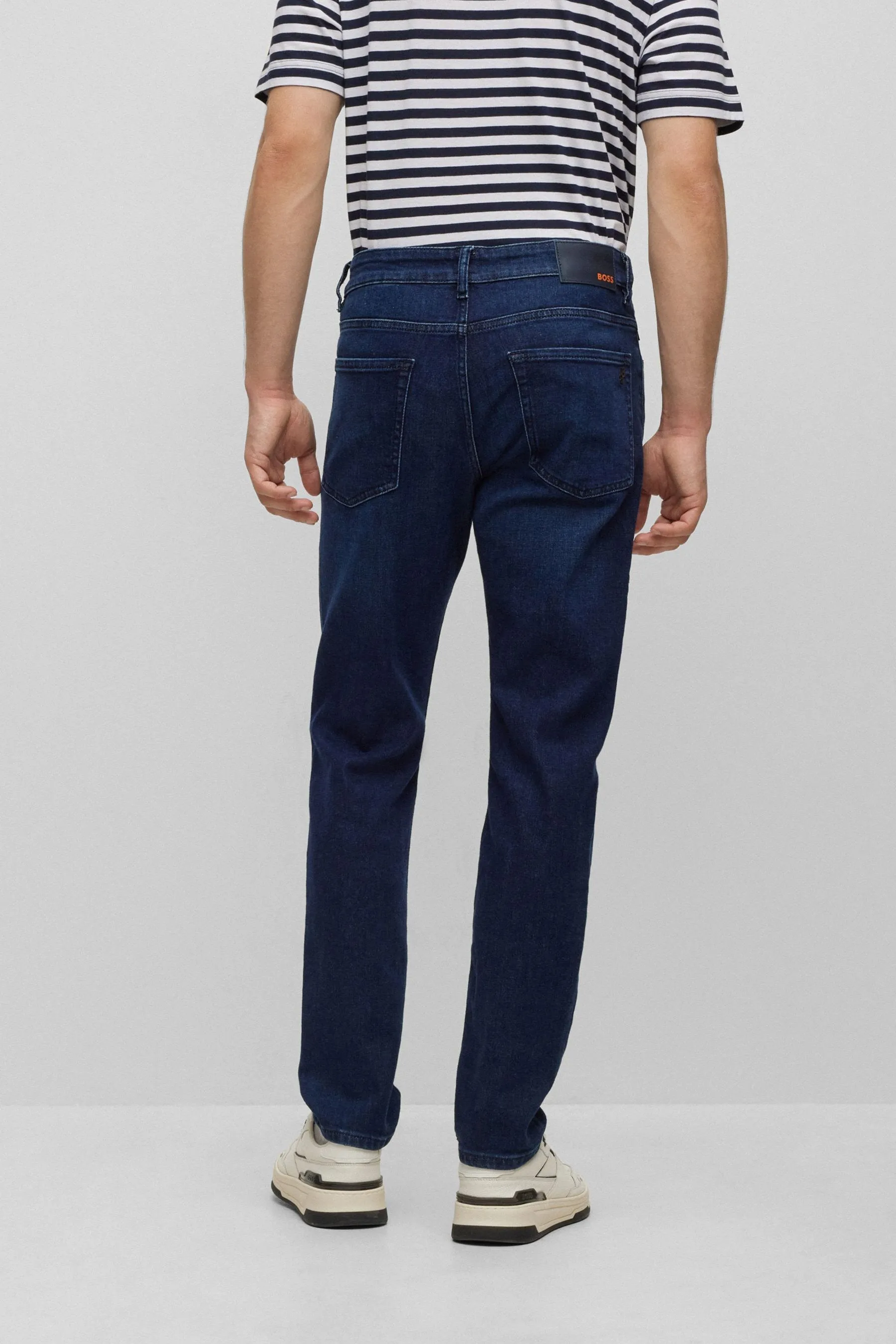 BOSS - Maine - Denim Jeans elasticizzata con vestibilità dritta