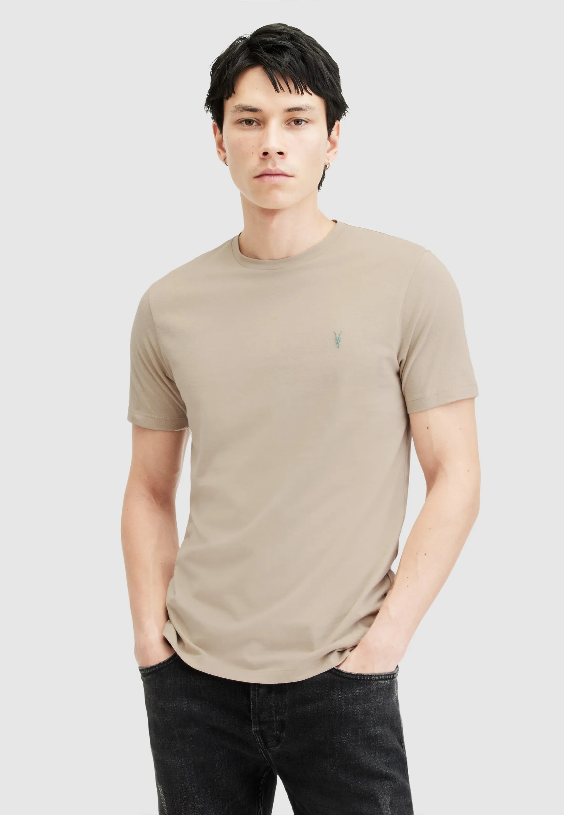 BRACE CONTRAST SS CREW - T-shirt basic