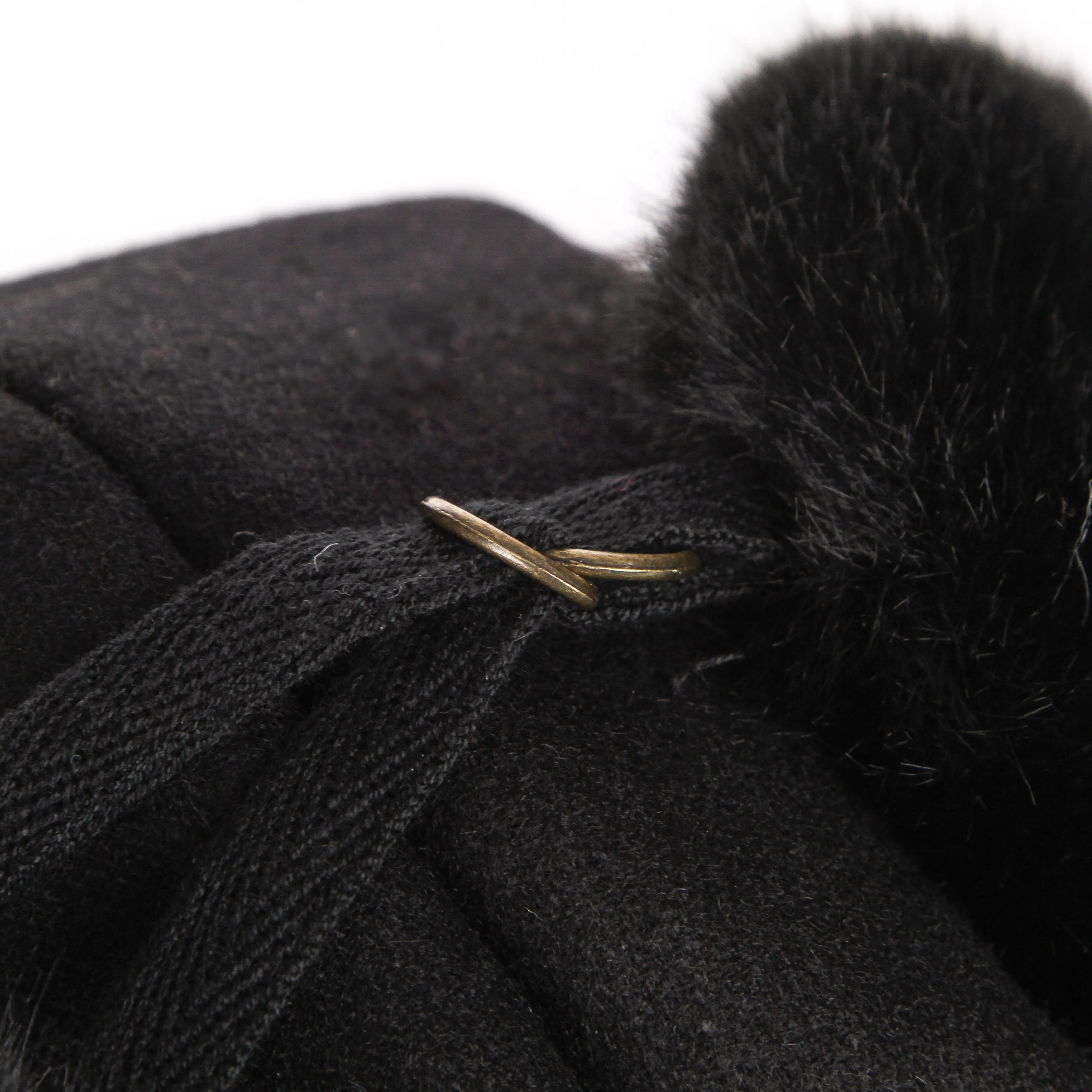 Cappello Con Orecchie Uomo Wool Aviator Black/black