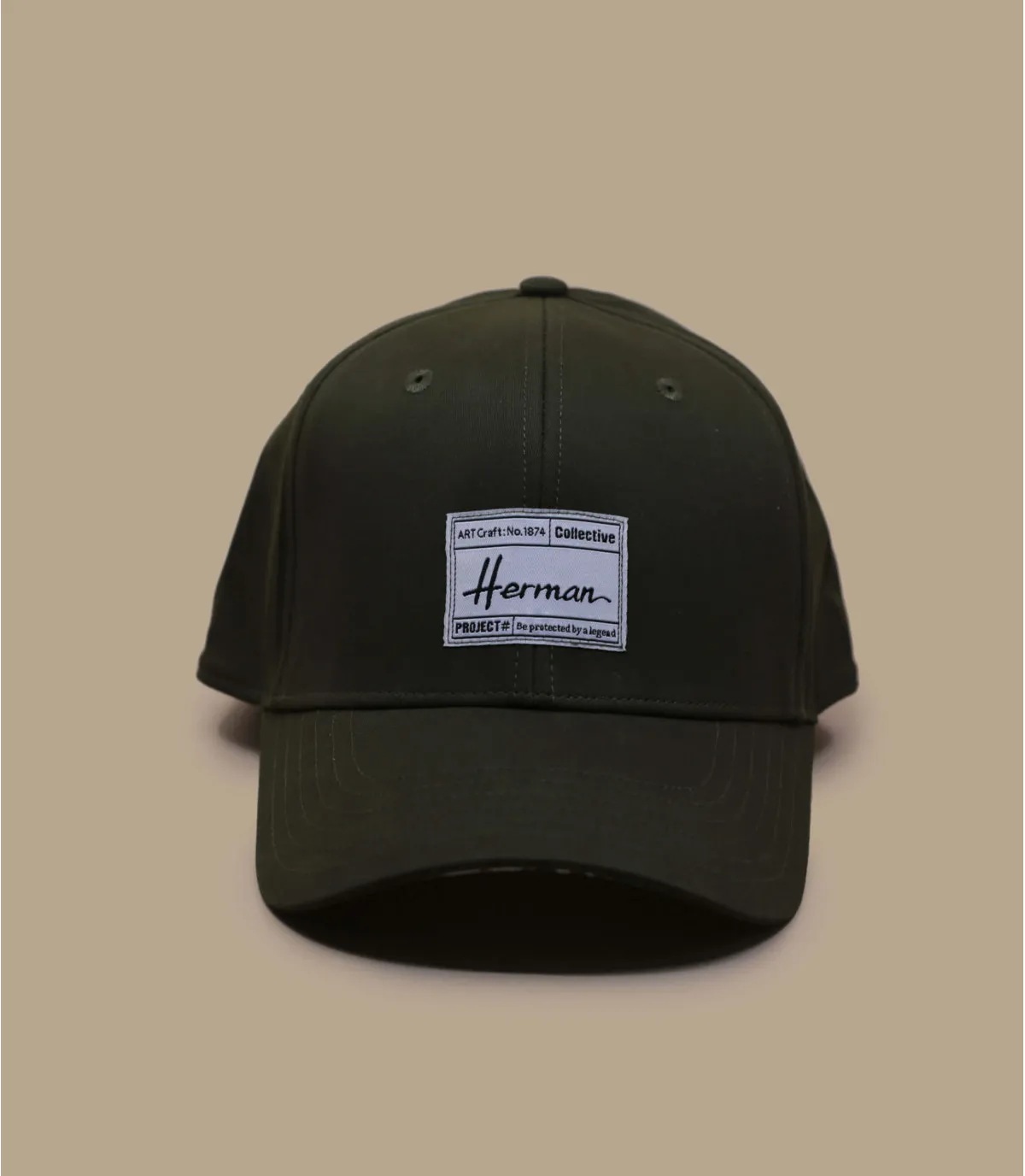 Cappello da baseball herman verdeCappellino Gorfou green     
