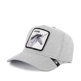 Cappello Da Baseball Legend Glitter, Argento