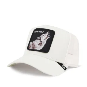 Cappello Da Baseball Lone wolf, Bianco