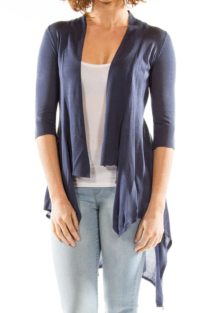Carrera  ---------    ------------Cardigan  lungo - Blu