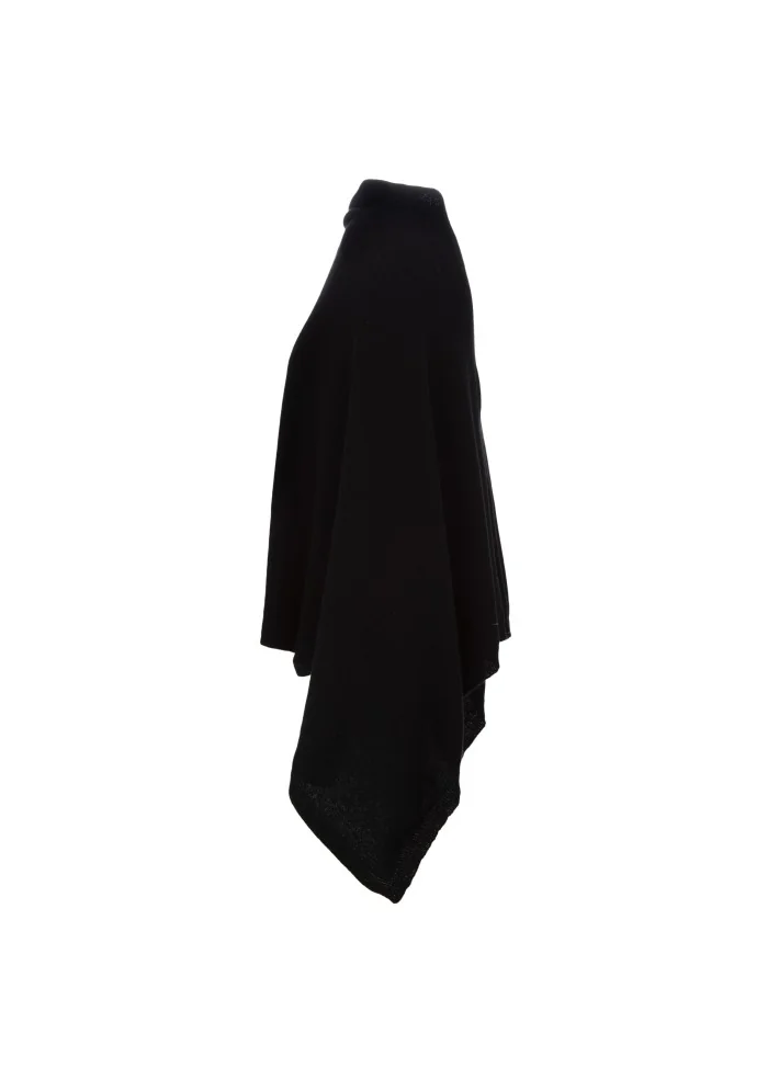 CASHMERE ISLAND | PONCHO SORRENTO NERO