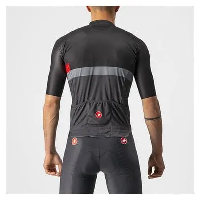 Castelli Maglia A Blocco Nera/Grigia