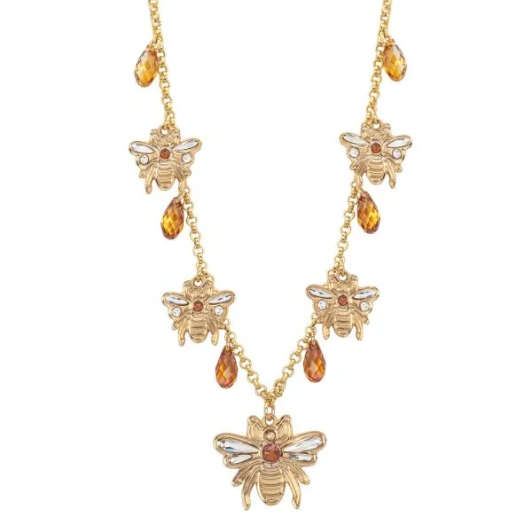 Collana in bronzo placcato oro giallo     