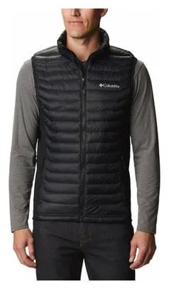 Columbia Powder Pass Sleeveless Down Jacket Nero Uomo