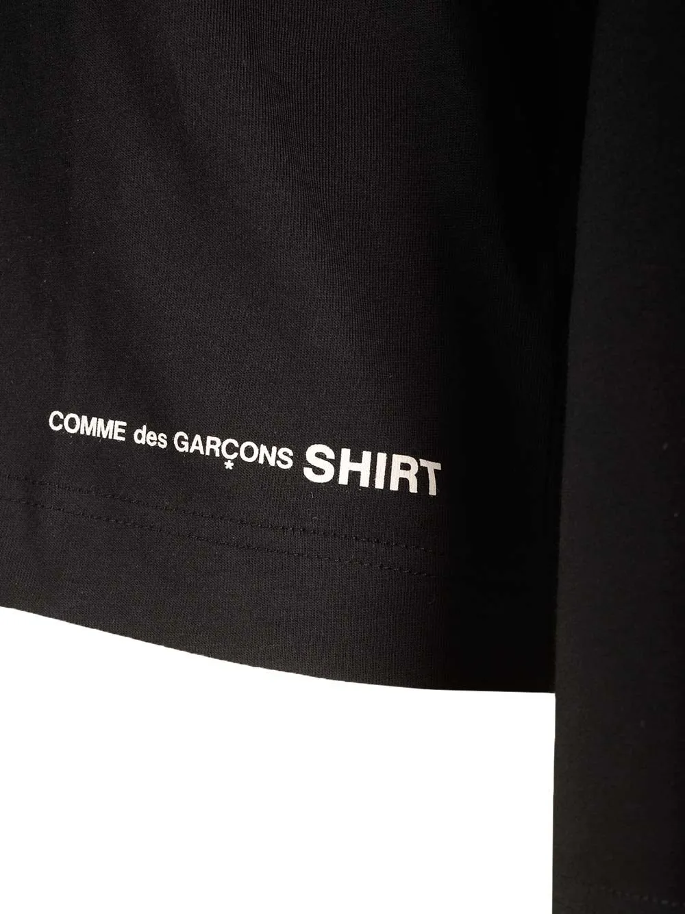   Comme Des Garcons Shirt  Maglia nera in cotone  