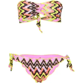 Costume FXXK Donna BIKINI FASCIA Multicolore