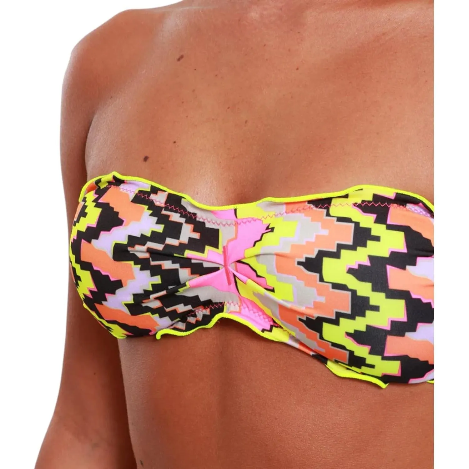 Costume FXXK Donna BIKINI FASCIA Multicolore