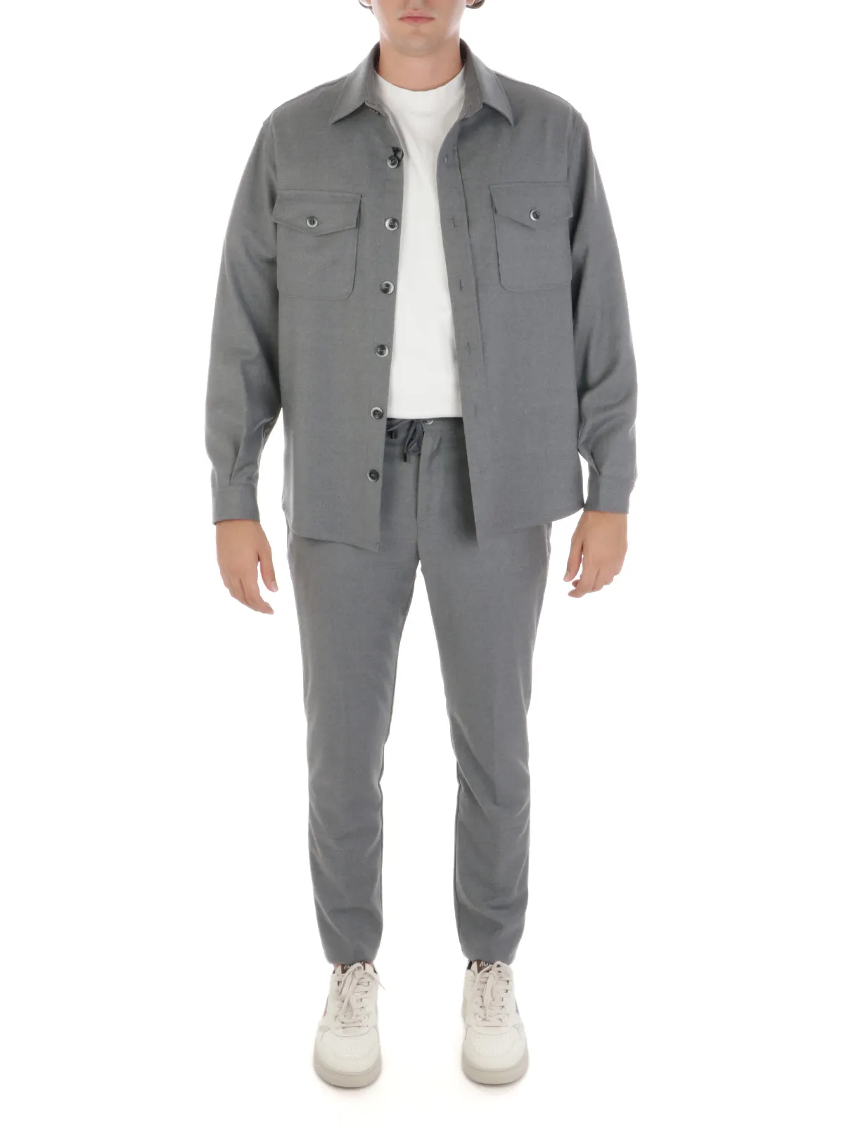 CRUNA ---------- Camicia Uomo Osaka 1420 in Lana ---------
