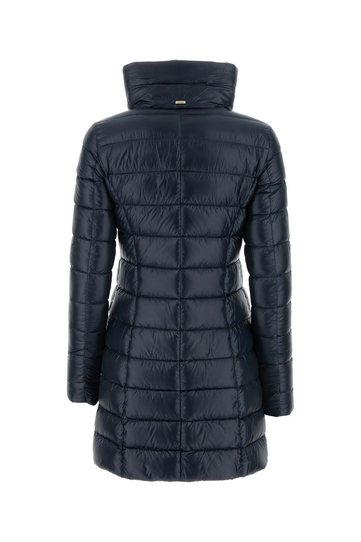 Dark blue nylon Maria down jacket    