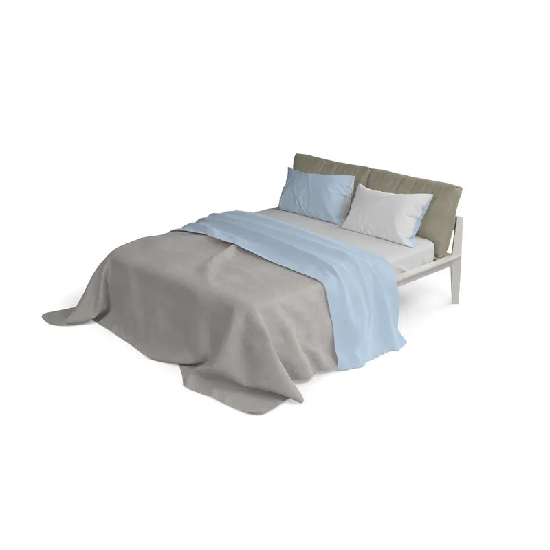 DATEX Completo letto linea Natural Color, azzurro/grigio chiaro