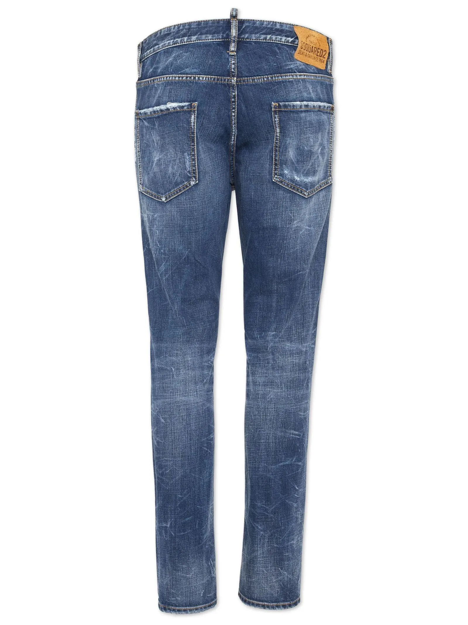 DSQUARED Abbigliamento,Jeans Jeans skinny in cotone blu 