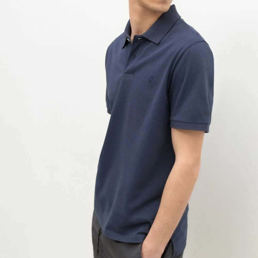 Ecoalf Polo Marcos Jersey Blu Uomo