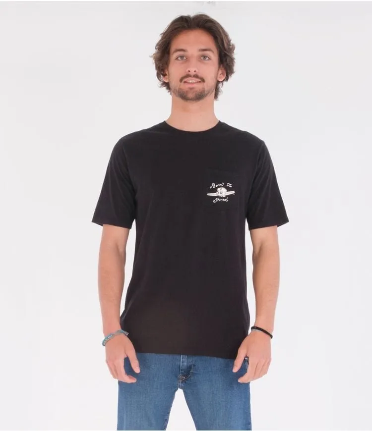 EVERYDAY WASH BORN TO SHRED PKT TEE SS - BLACK