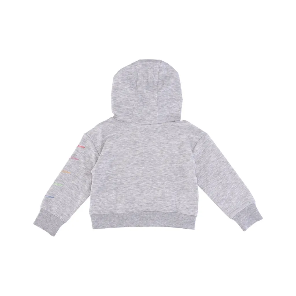 felpa cappuccio bambino retro rewind pullover GREY HEATHER