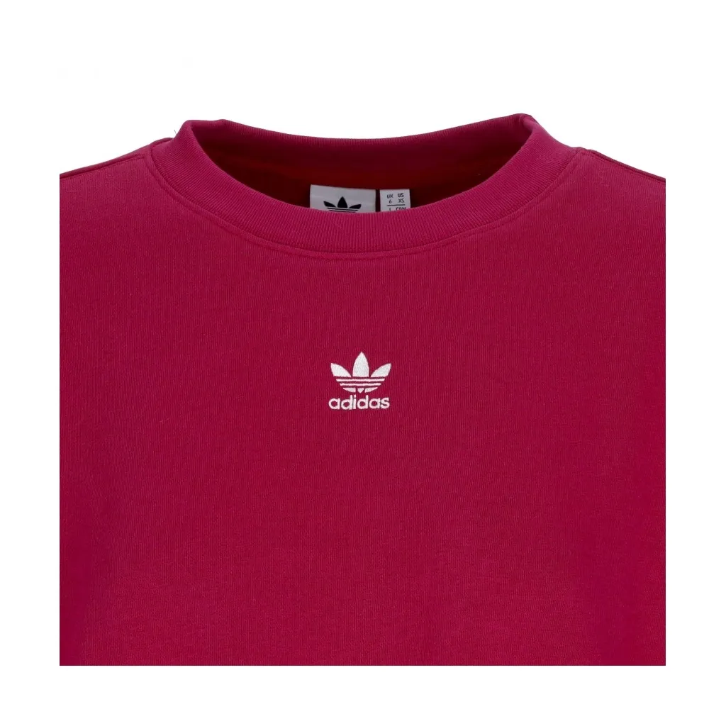 felpa girocollo donna essential crewneck LEGACY BURGUNDY