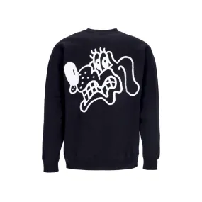 felpa girocollo uomo rabid crew specialty fleece BLACK