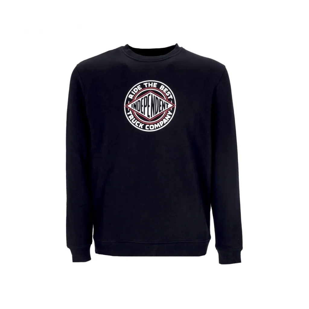 felpa girocollo uomo rtb summit front crewneck BLACK