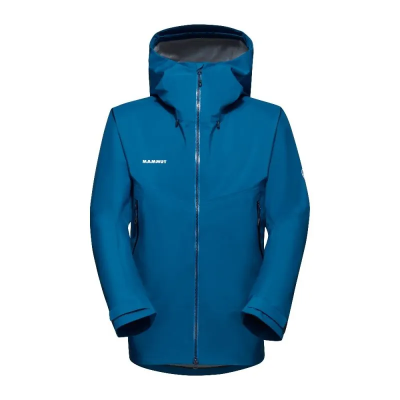 Giacca Hardshell da uomo Mammut Crater HS Hooded Jacket (Deep Ice)