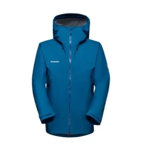 Giacca Hardshell da uomo Mammut Crater HS Hooded Jacket (Deep Ice)