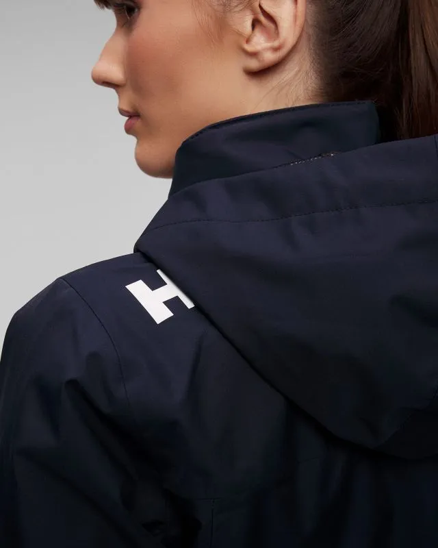 Giacca nautica blu scuro da donna Helly Hansen Crew Hooded Jacket 2.0