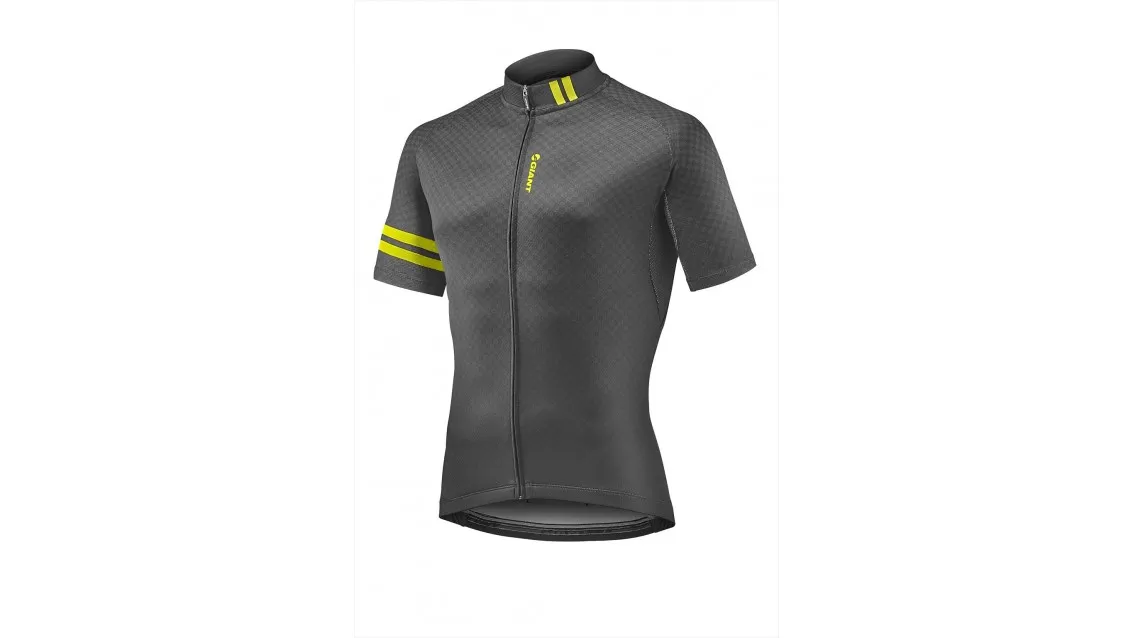 GIANT Podium SS Jersey Black/Yellow