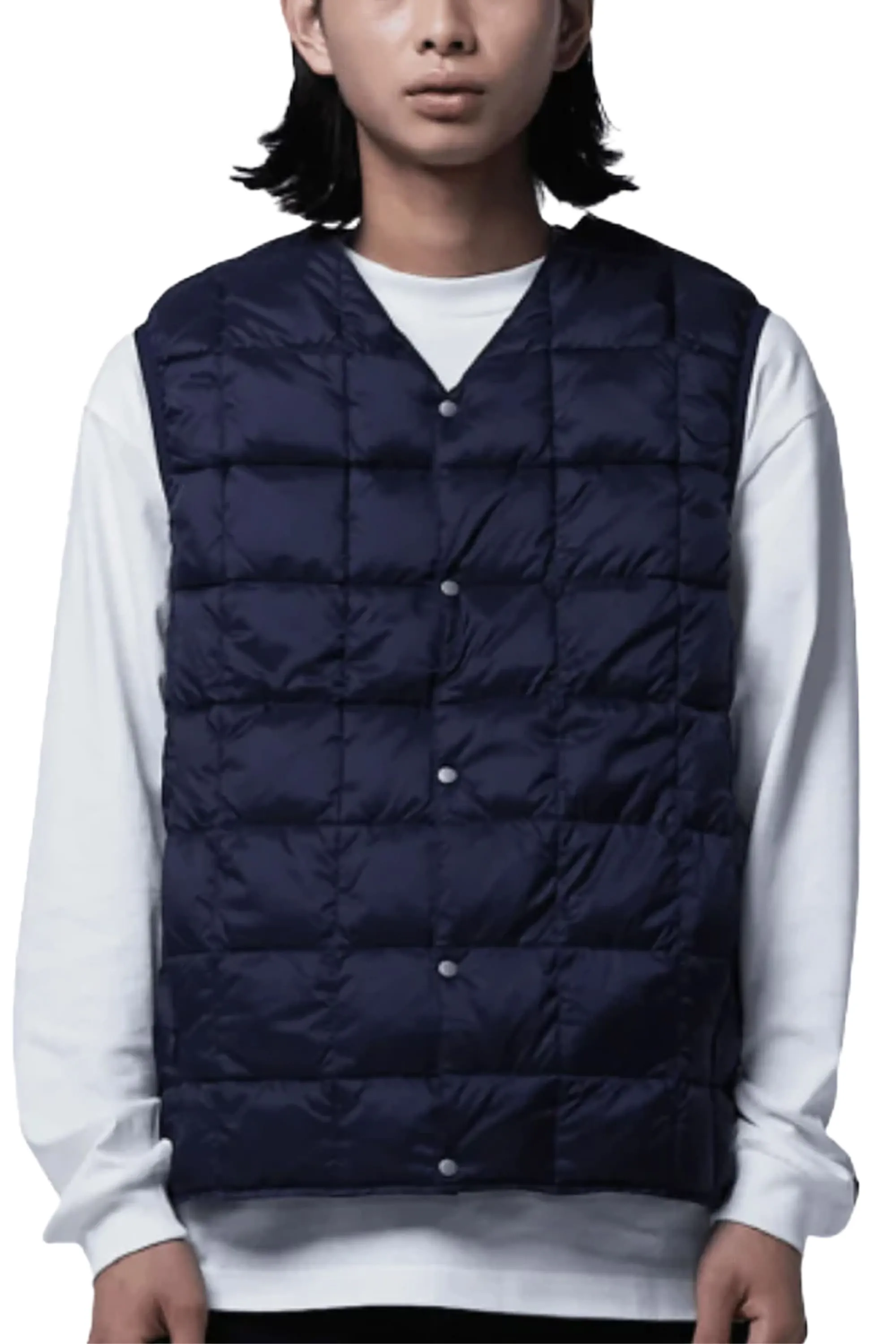         GILET V NECK BUTTON DOWN VEST