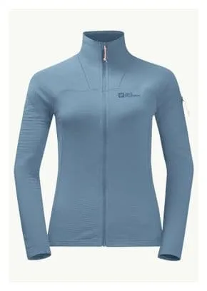 Jack Wolfskin Women's Prelight Fz Fleece Jacket Blue