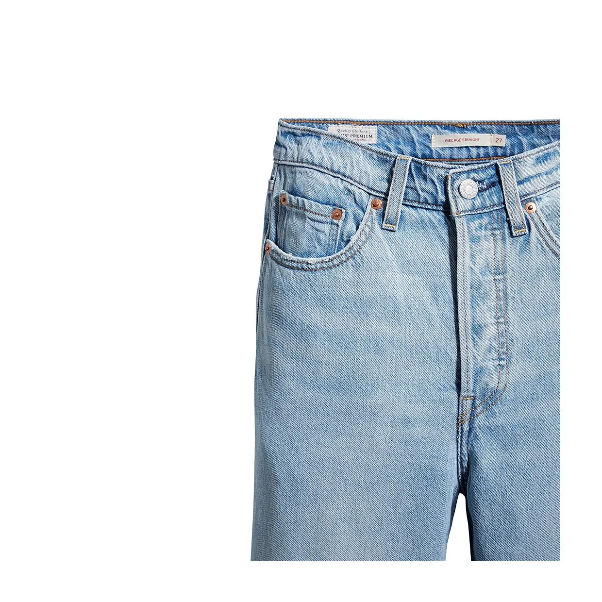 Jeans Levi's Ribcage Blu Middle Road