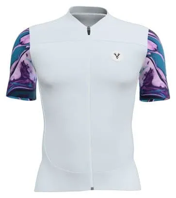 LeBram Ventoux Pétrole Short Sleeves Jersey Sky Blue