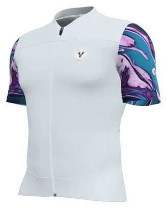 LeBram Ventoux Pétrole Short Sleeves Jersey Sky Blue