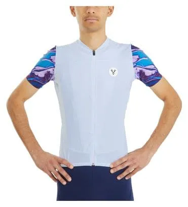 LeBram Ventoux Pétrole Short Sleeves Jersey Sky Blue