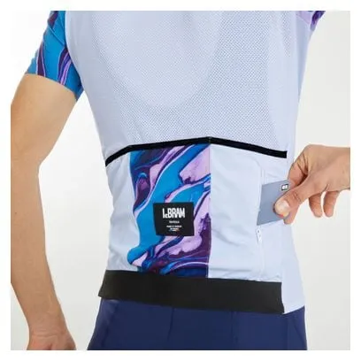 LeBram Ventoux Pétrole Short Sleeves Jersey Sky Blue