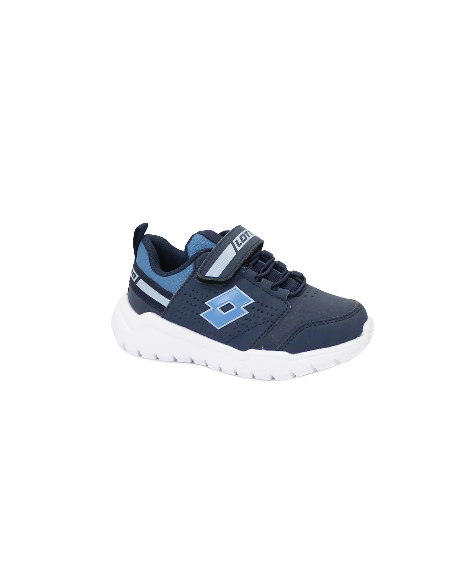 LOTTO 216893 SPACEBREEZE III dress blue scarpe bambino sneakers ginnastica strappo + elastici