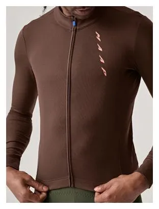 Maap Embark Team Men's Brown Long Sleeve Jersey