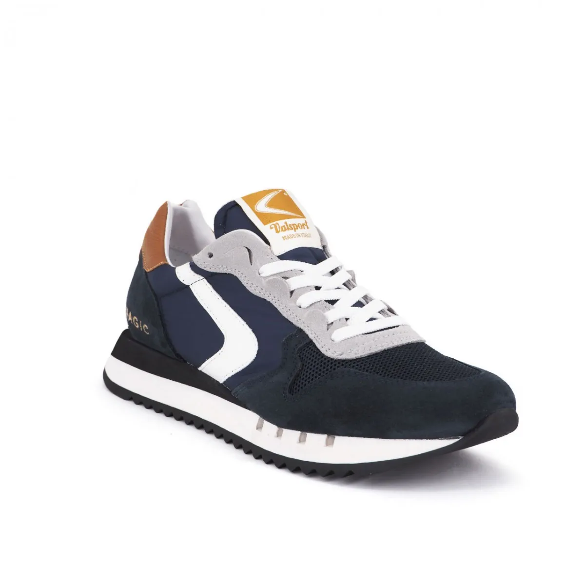 Magic Run 4 In Suede E Nylon, Blu