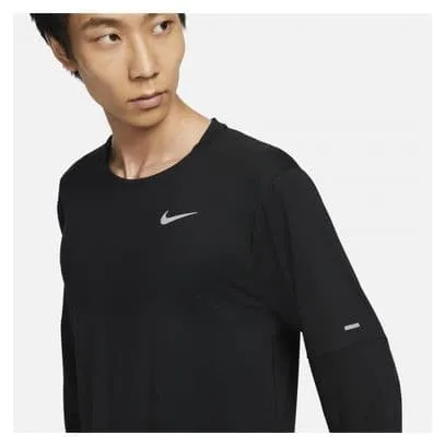 Maglia a maniche lunghe Nike Dri-Fit Element nera