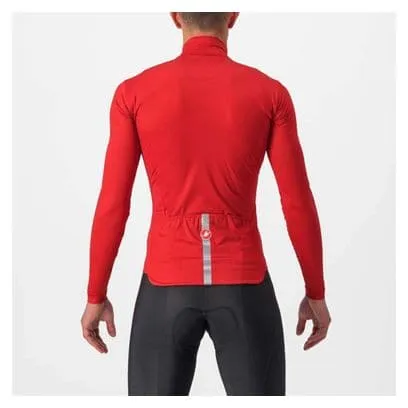 Maglia manica lunga Castelli Pro Thermal Mid Rosso