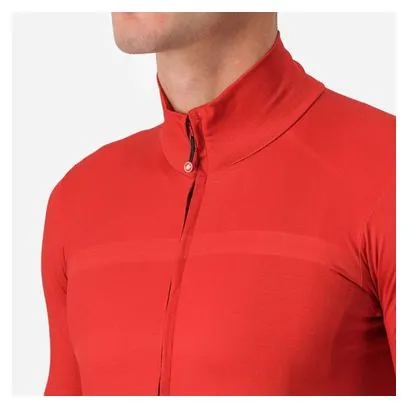 Maglia manica lunga Castelli Pro Thermal Mid Rosso