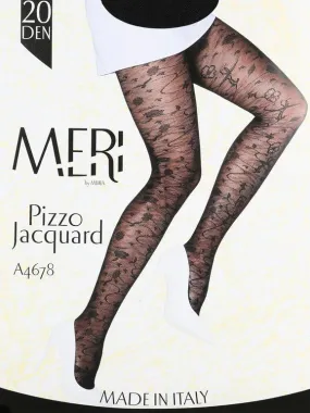Meri collants 20 den avec dentelle