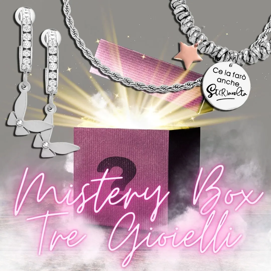 Mistery box 3 gioielli (bracciale, collana, orecchini)